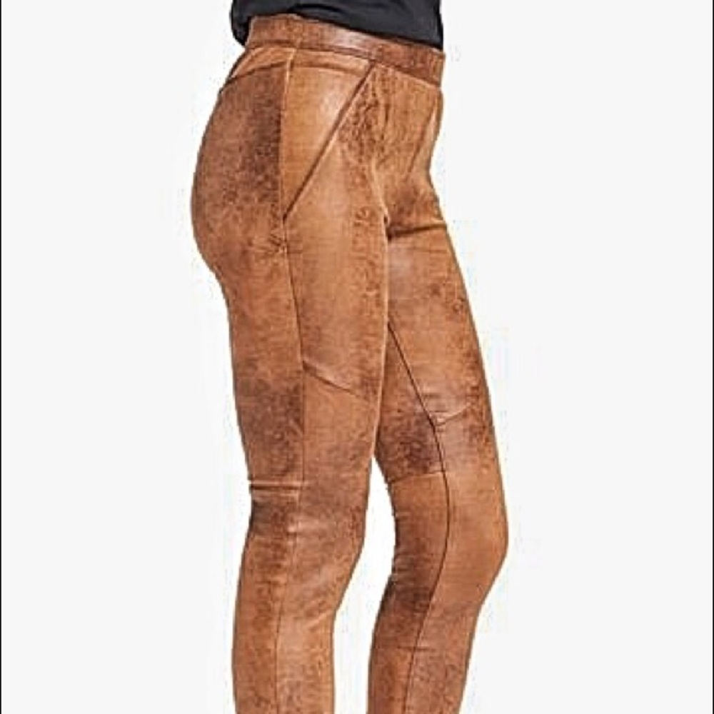 Free People Never Let Go Faux Leather Pant Size 4